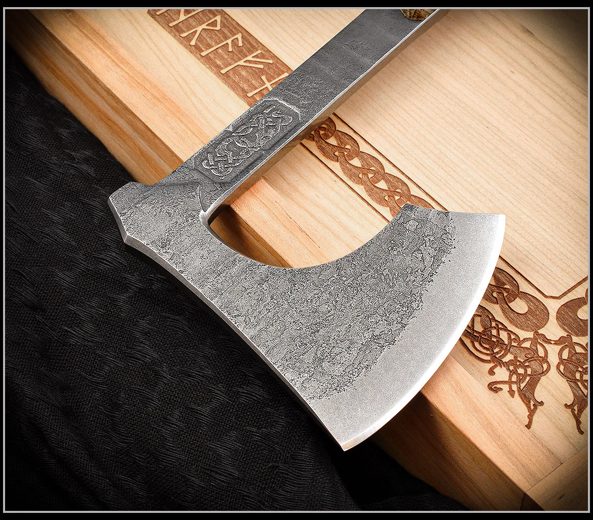 Custom Raven Bearded Ax - Image 3