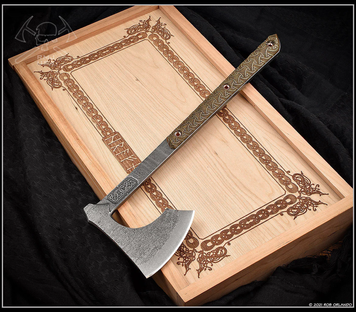 Custom Raven Bearded Ax - Image 7