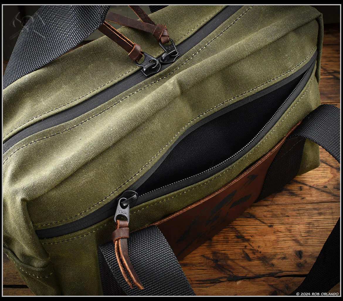 Mechanics Tool Bag - Waxed Canvas - Image 3