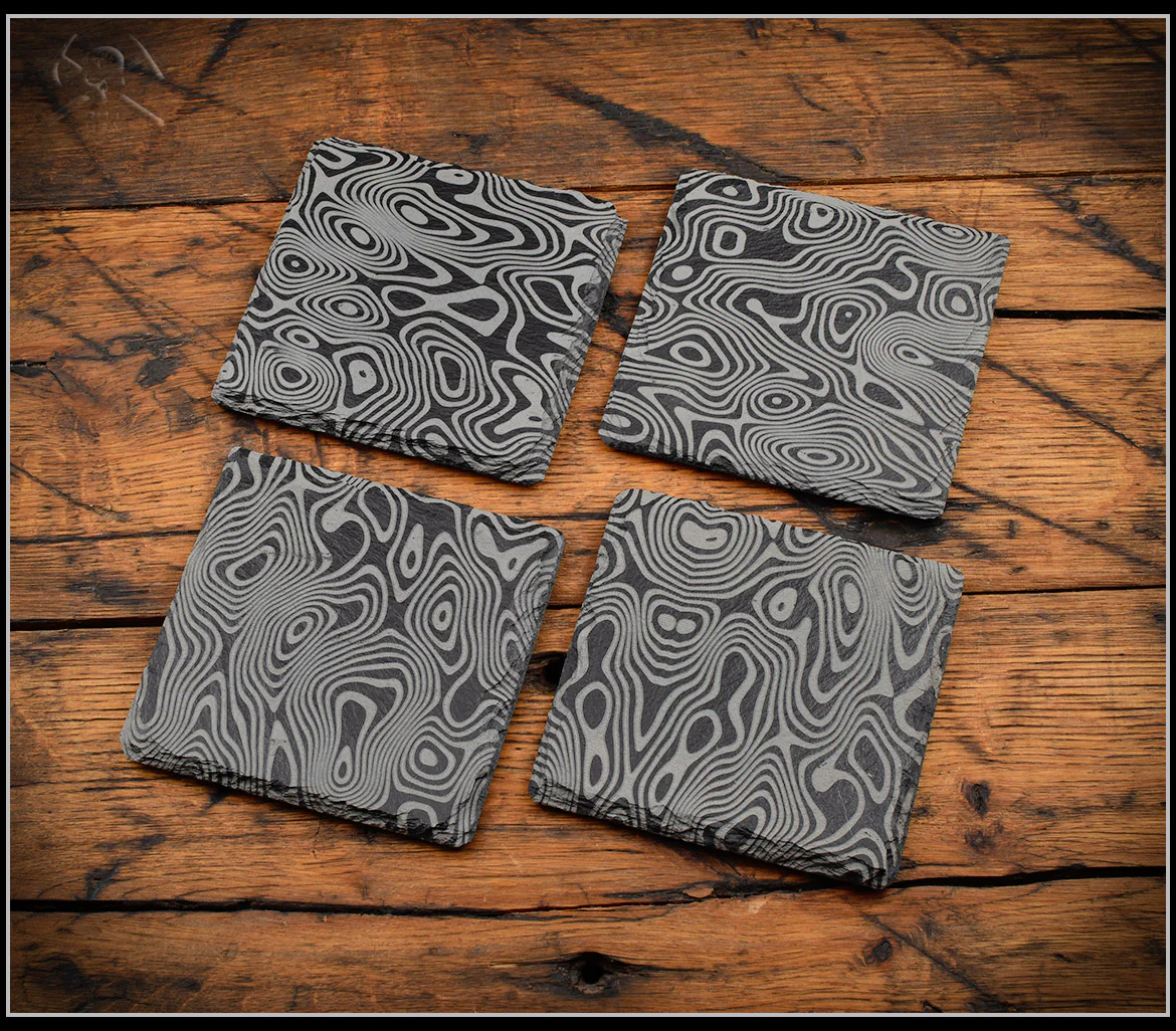 Slate Coaster Sets - 5 Styles - Image 4