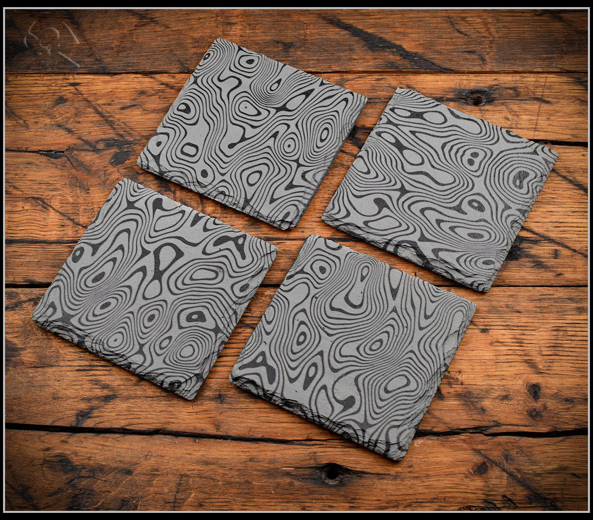 Slate Coaster Sets - 5 Styles - Image 5
