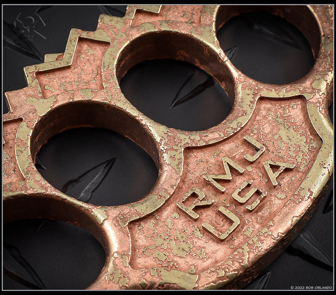 Snuckles Brass - Acid Etched - Image 3