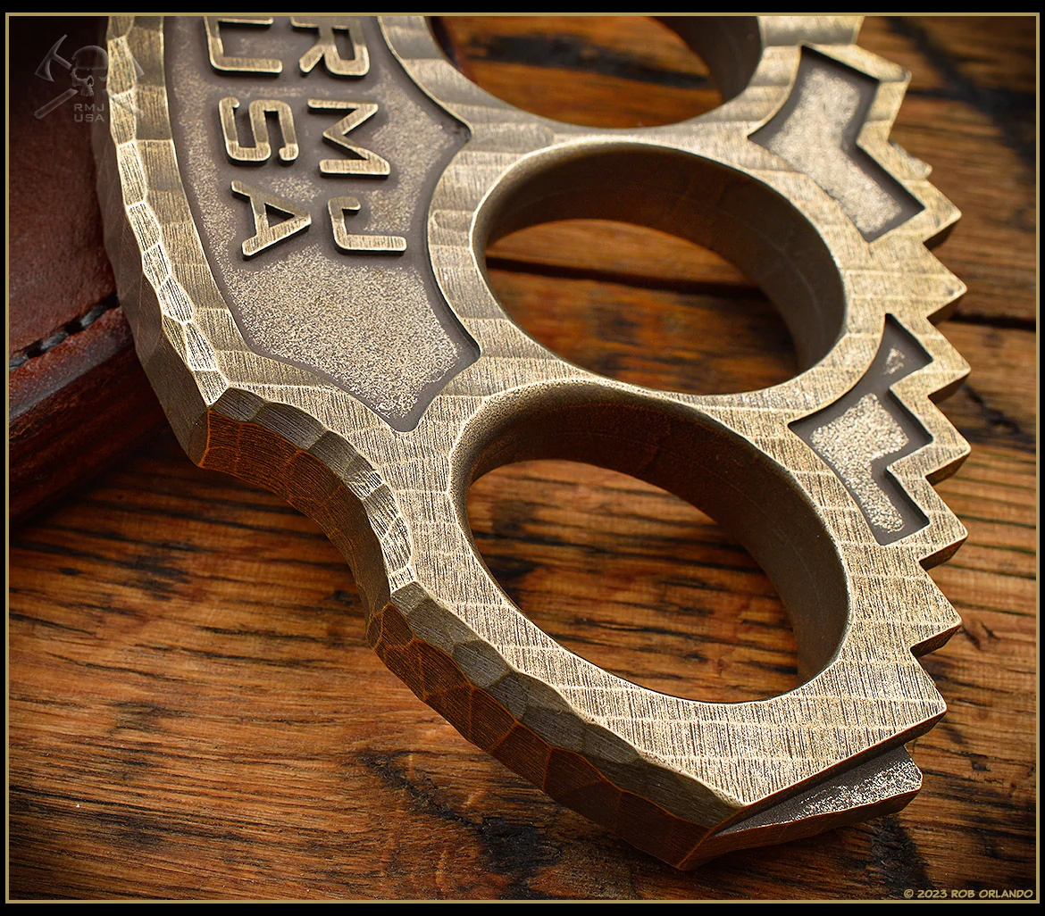 Snuckles Brass - Hand Textured - Image 4